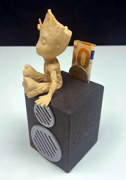 ỐNG HÚN TIỀN HEAVY METAL GROOT Mở Rộng - Image 2