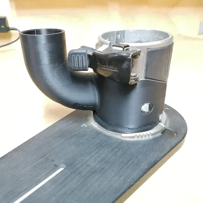 Chụp hút bụi cho Makita DRT50 kèm adapter ống hút Festool 36mm