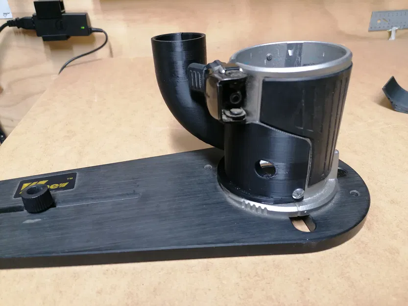 Chụp hút bụi cho Makita DRT50 kèm adapter ống hút Festool 36mm - Image 2