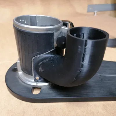 Chụp hút bụi cho Makita DRT50 kèm adapter ống hút Festool 36mm