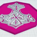 Búa của Thor - Đế lót ly 6 - Thumbnail 1