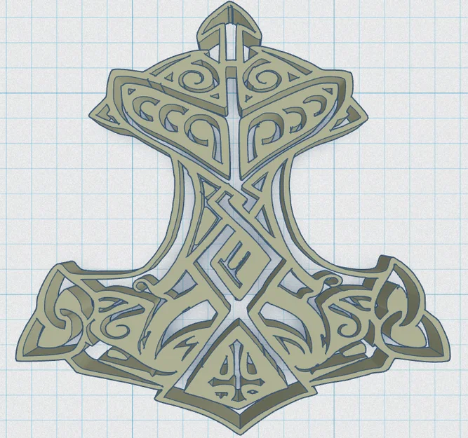 Búa của Thor - Đế lót ly 6 - Image 3