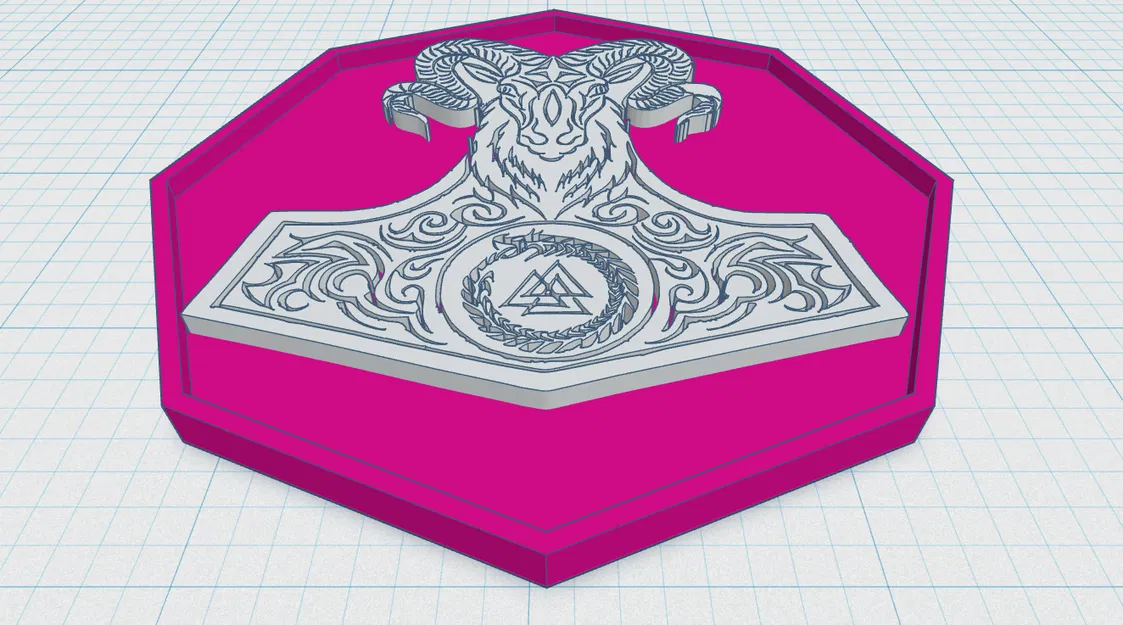 Đế lót ly Búa của Thor 2 - Image 1