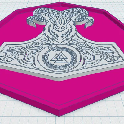 Đế lót ly Búa của Thor 2