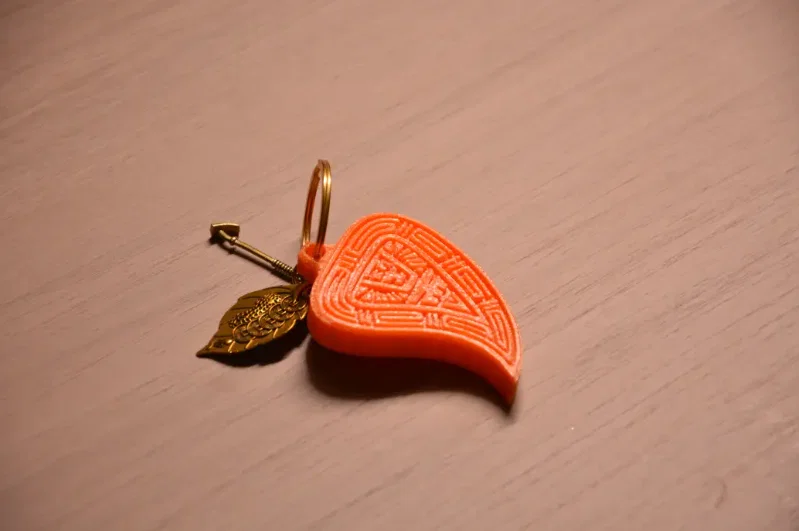 Móc Khóa Bánh Đào Tiều - Teochew Peach-shaped Kueh Keychain - Image 2