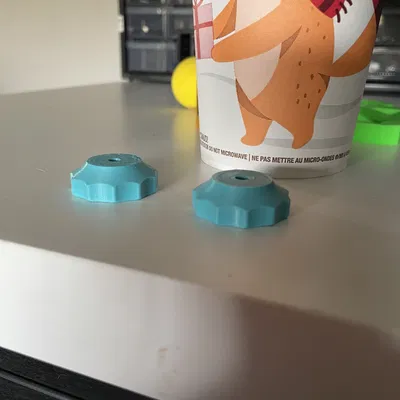 Núm Vặn Cân Bàn In 3D (Đai Ốc M4/Đai Ốc Khóa M4)