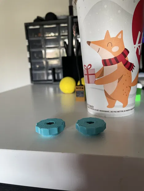 Núm Vặn Cân Bàn In 3D (Đai Ốc M4/Đai Ốc Khóa M4) - Image 5