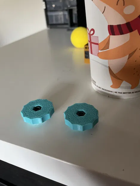 Núm Vặn Cân Bàn In 3D (Đai Ốc M4/Đai Ốc Khóa M4) - Image 6