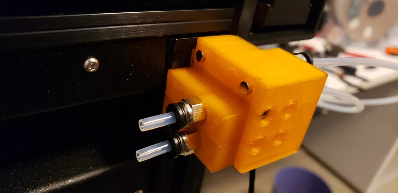 Cảm biến Filament Bên Hông Prusa XL cófitting nam châm tháo rời và khớp nối PTFE - Image 1