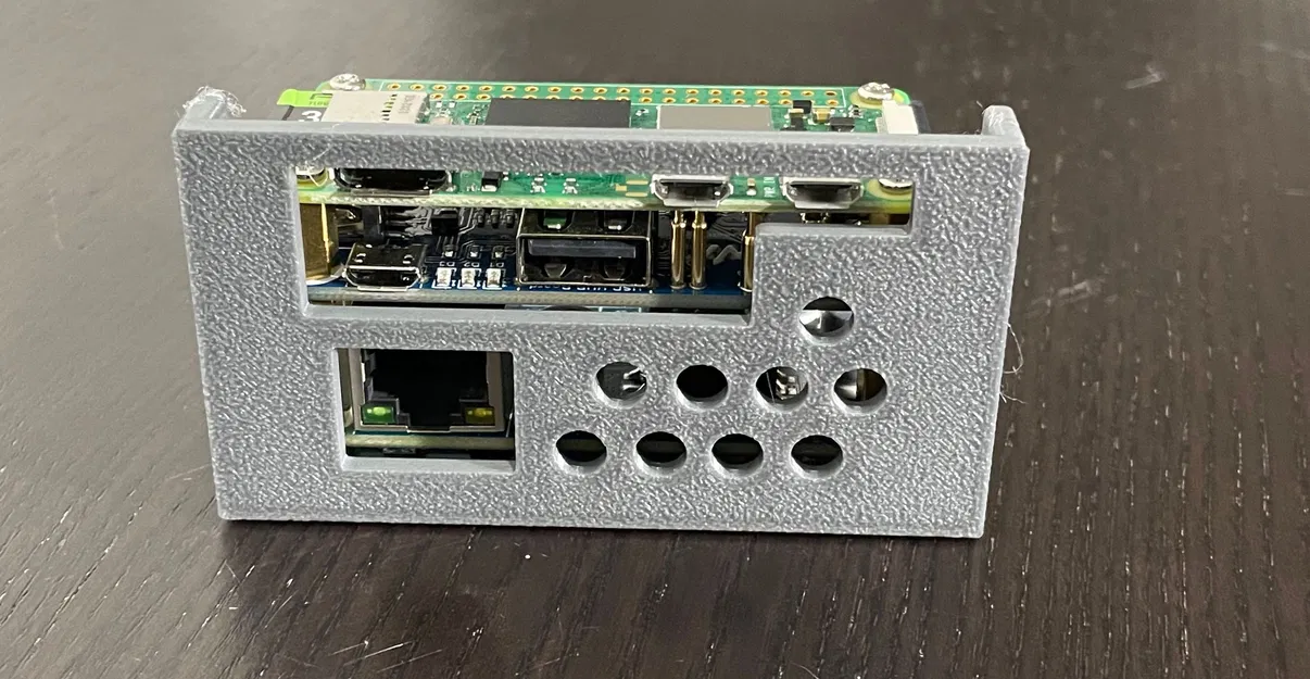 Khung Gắn Rack 1U Cho Waveshare PoE Ethernet / USB Hub HAT & Pi Zero - Image 14