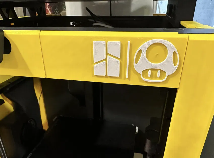 Viền Trước Bambu P1P Hình Nấm Mario - Image 1