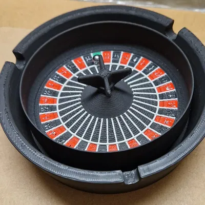 Gạt Tàn Roulette Quay Được