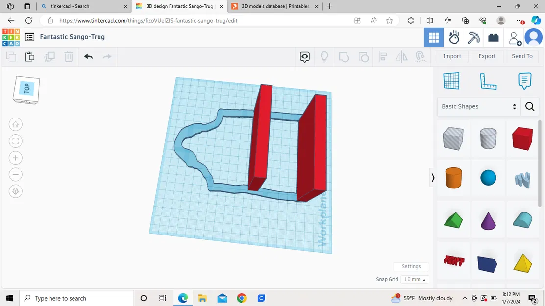 Phụ kiện gắn kệ vòi sen - Image 1