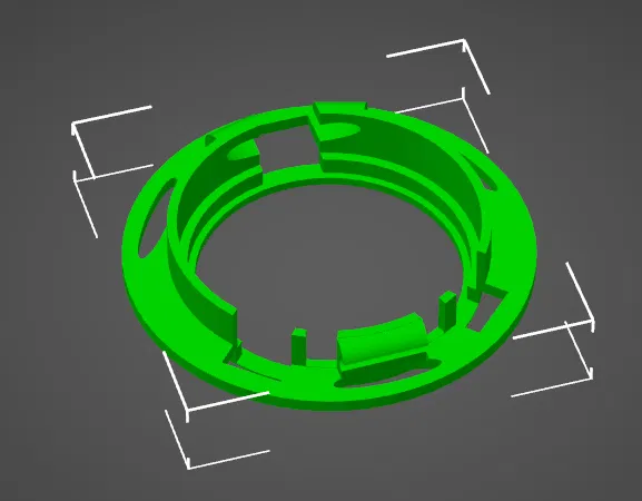 Giá đỡ đèn pha Gol quadrado - Image 2