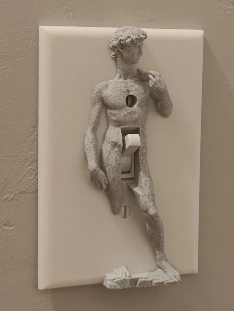 Nắp Bật Tắt Đèn Hình Tượng David Của Michelangelo - Image 2