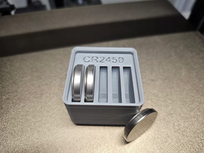 Hộp Đựng Pin CR2450 Chuẩn Gridfinity - Image 2