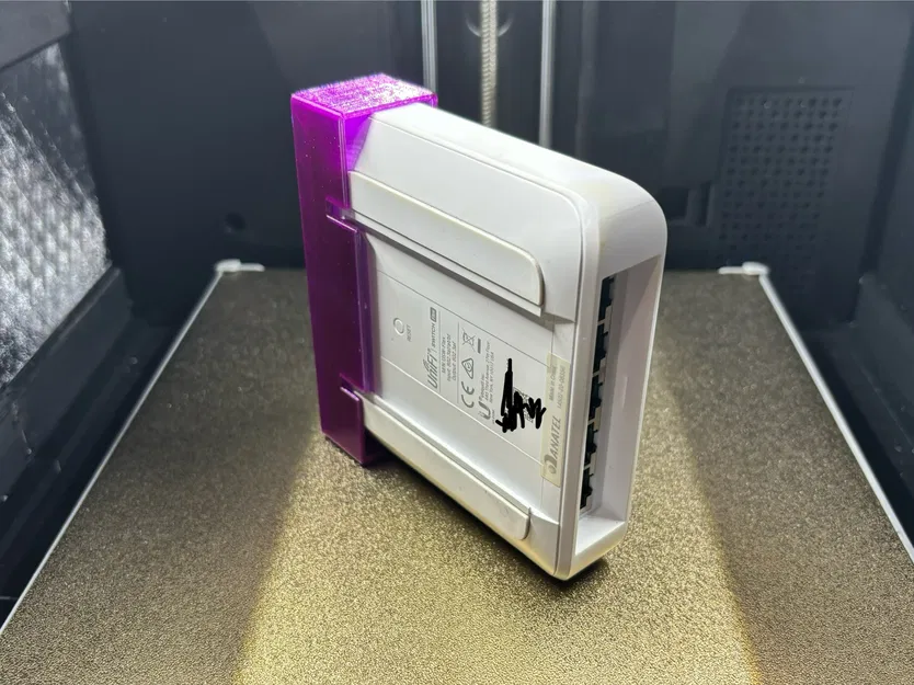 Adapter Gắn Din Rail Cho Ubiquiti Unifi Flex (Cổng Hướng Tới) - Image 3