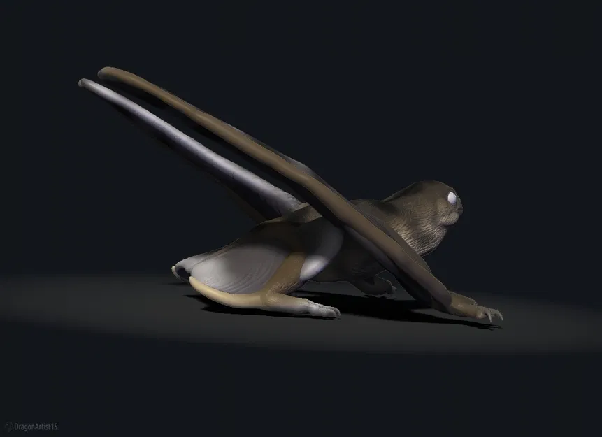 Mô hình Anurognathus - Tượng Pterosaur Cánh Dơi - Image 2