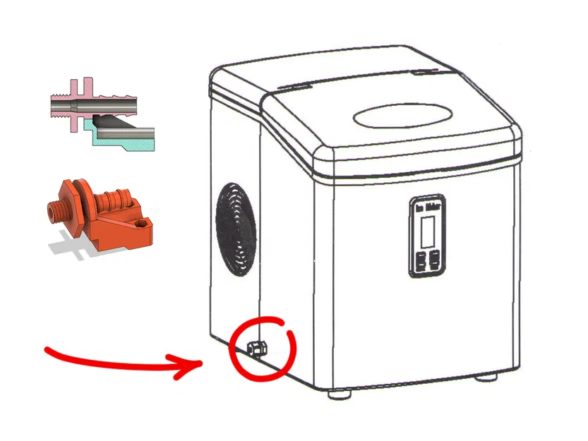 Guzzanti GZ 123 - Spigot để làm đầy và làm trống - Image 1