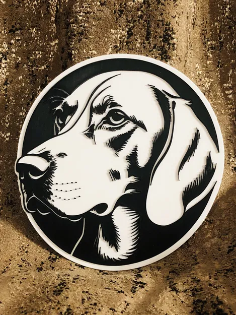 Mô hình trang trí tường Vizsla - Image 1