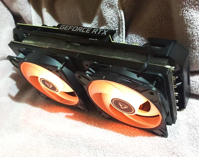 Kẹp Quạt Kép 120mm Cho Strix 3090 - 3080 - 3070 - ti - Image 1