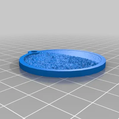 Móc Khóa Mặt Trăng Lithophane Tùy Chỉnh