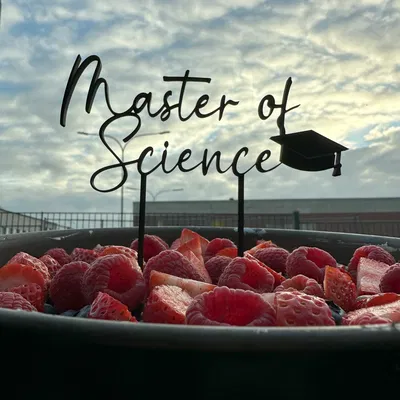 Mẫu Cúp Bánh Tốt nghiệp Thạc sĩ Khoa học (MoS)