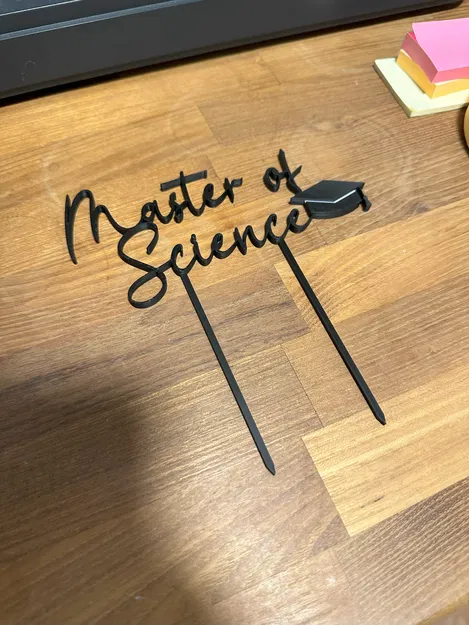 Mẫu Cúp Bánh Tốt nghiệp Thạc sĩ Khoa học (MoS) - Image 3
