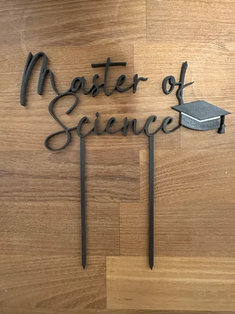 Mẫu Cúp Bánh Tốt nghiệp Thạc sĩ Khoa học (MoS) - Image 5