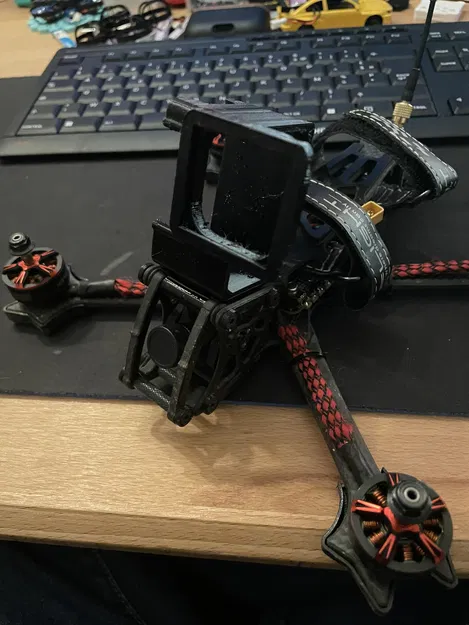 Giá đỡ Gopro 9 10 kèm Lọc gió TBS cho BandoKiller v2 và Vifly mini - Image 1