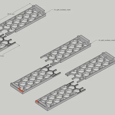 Voron 0 in lưới Modesty Mesh