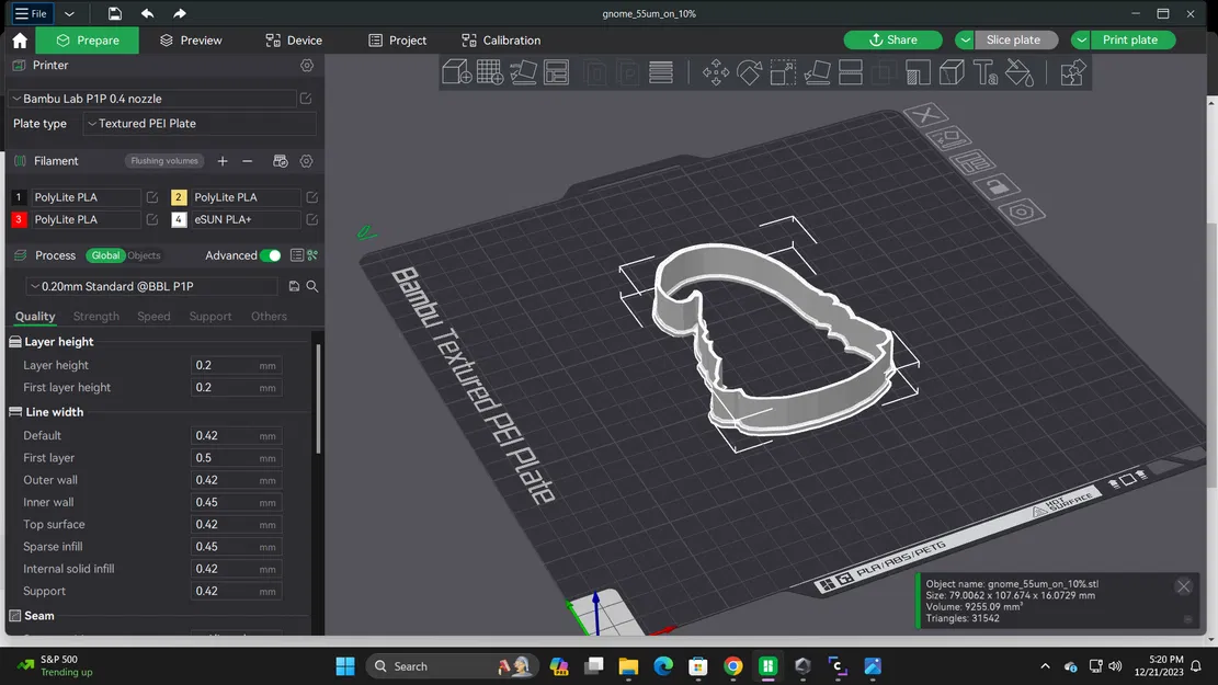 Khuôn Cắt Bánh Quy Hình Gnome Dễ Thương - Image 1