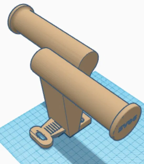Giá đỡ 2 cuộn dây tóc đôi (trước/sau) cho SV06 - Image 3