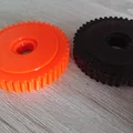 Bánh xe nâng kính điện Mercedes piano (gỗ mun nguyên bản) - Thumbnail 2