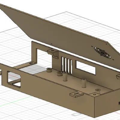 Hộp đựng Kobra Max cho RPI 3B và BTT SKT Mini E3 V3