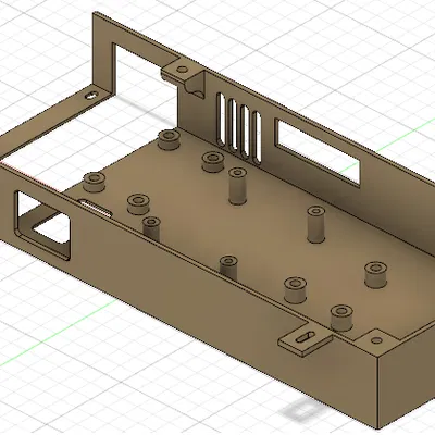 Hộp đựng Kobra Max cho RPI 3B và BTT SKT Mini E3 V3