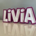 Tên Livia Phát Sáng 3D - Thumbnail 1