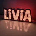 Tên Livia Phát Sáng 3D - Thumbnail 3