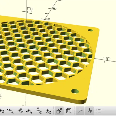 Lưới Tản Nhiệt Quạt Theo Tham Số (40 đến 140mm)