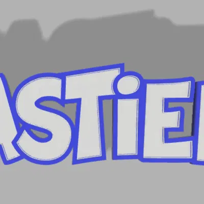 Tên Bastien Phát Sáng - Mô Hình 3D Độc Đáo