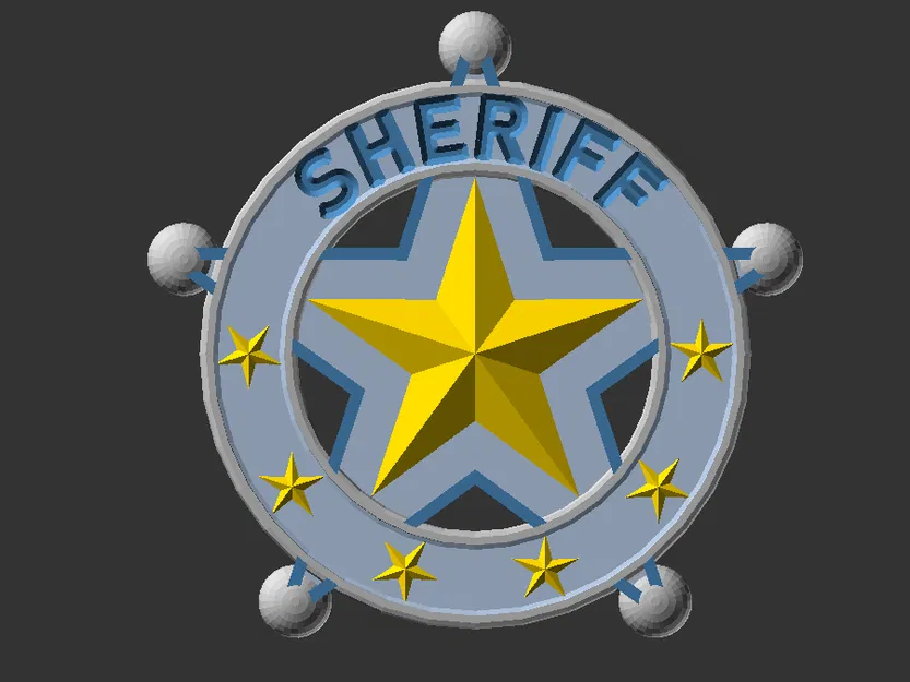 Huy hiệu Cảnh sát trưởng Ngôi sao - Image 1