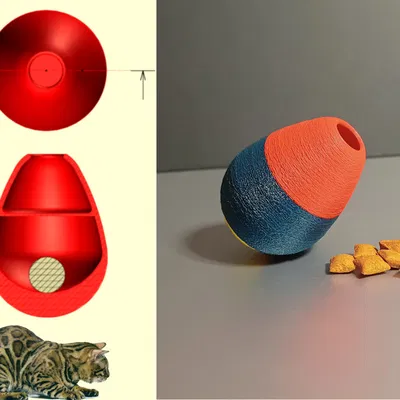 Trứng Lắc Bánh (Đồ Chơi Cho Mèo)