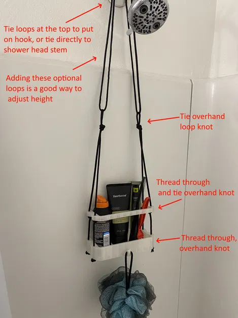 Kệ Phòng Tắm Treo Dây - Image 3