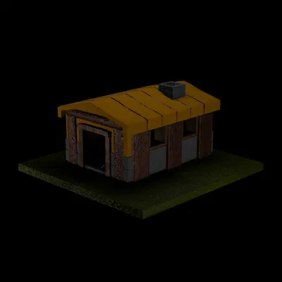 Mô Hình Nhà Chính Clash of Clans Cấp 1