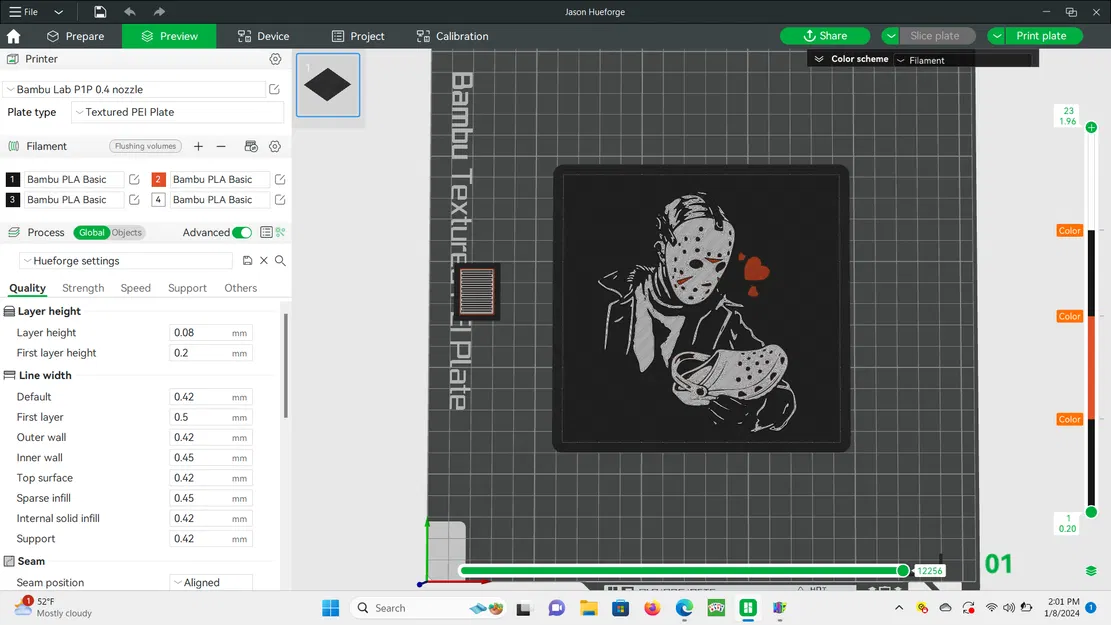 Jason Yêu Crocs (Hueforge) - Image 1