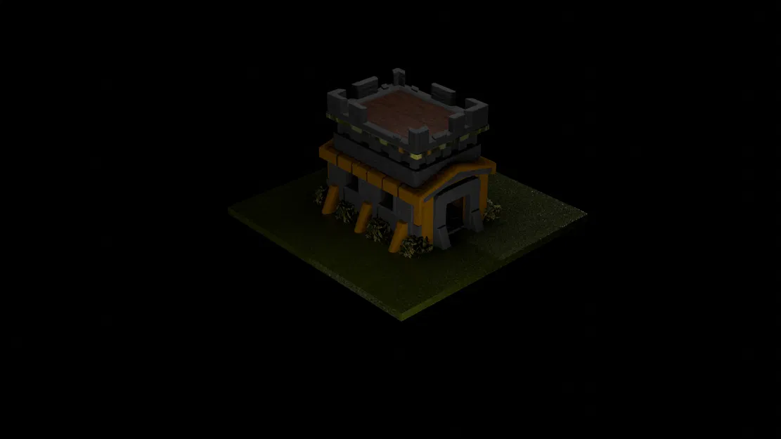 Mô Hình Nhà Chính Clash of Clans Cấp 1 - Image 3