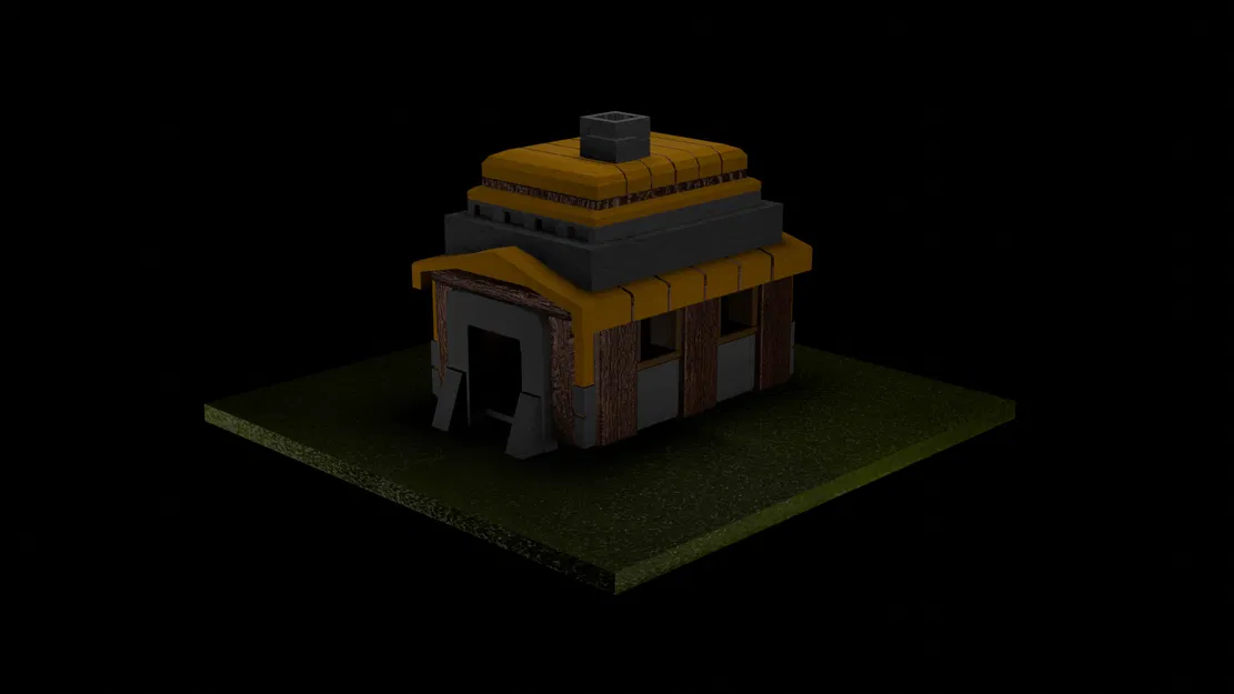 Mô Hình Nhà Chính Clash of Clans Cấp 1 - Image 4