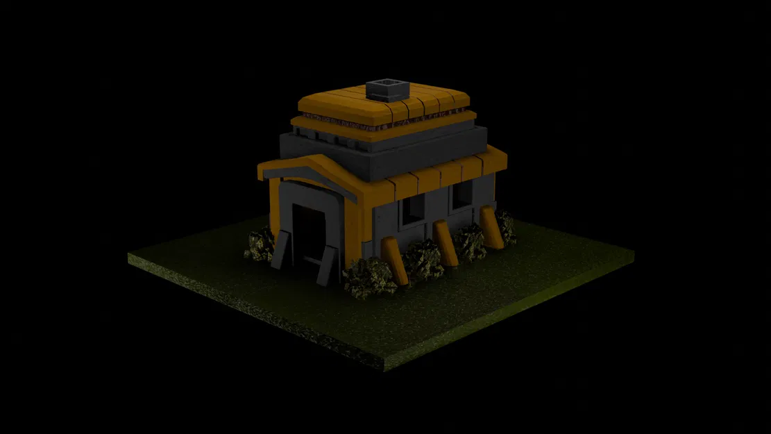 Mô Hình Nhà Chính Clash of Clans Cấp 1 - Image 5