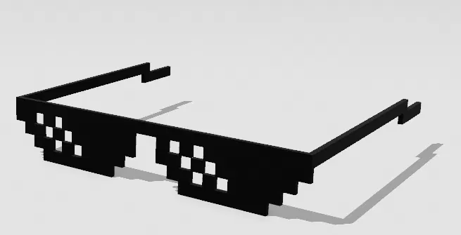 Kính Thug Life - Mô hình 3D độc đáo - Image 1