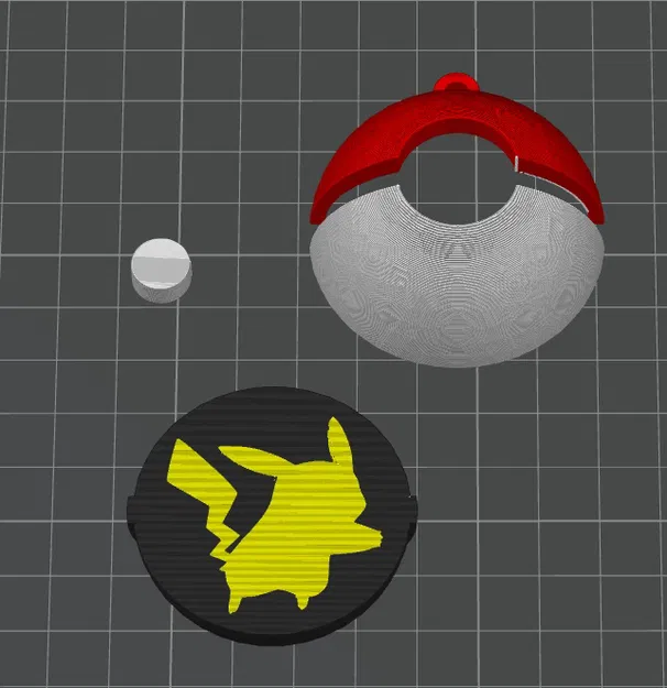 Móc Khóa Pokeball Phiên Bản Pikachu - Image 1